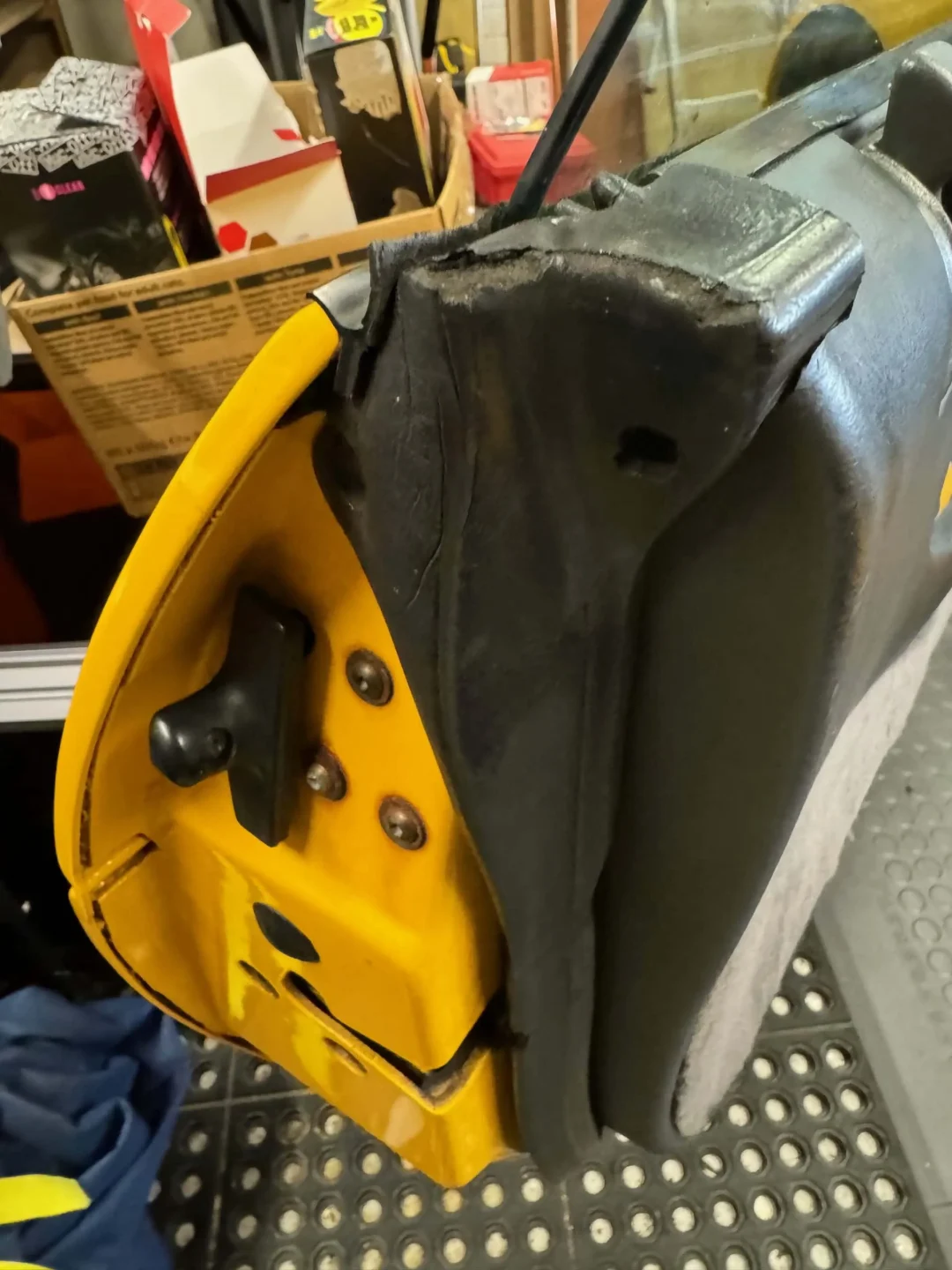 Original and damaged components from a 1991 Lotus Elan SE ©Chris Amos