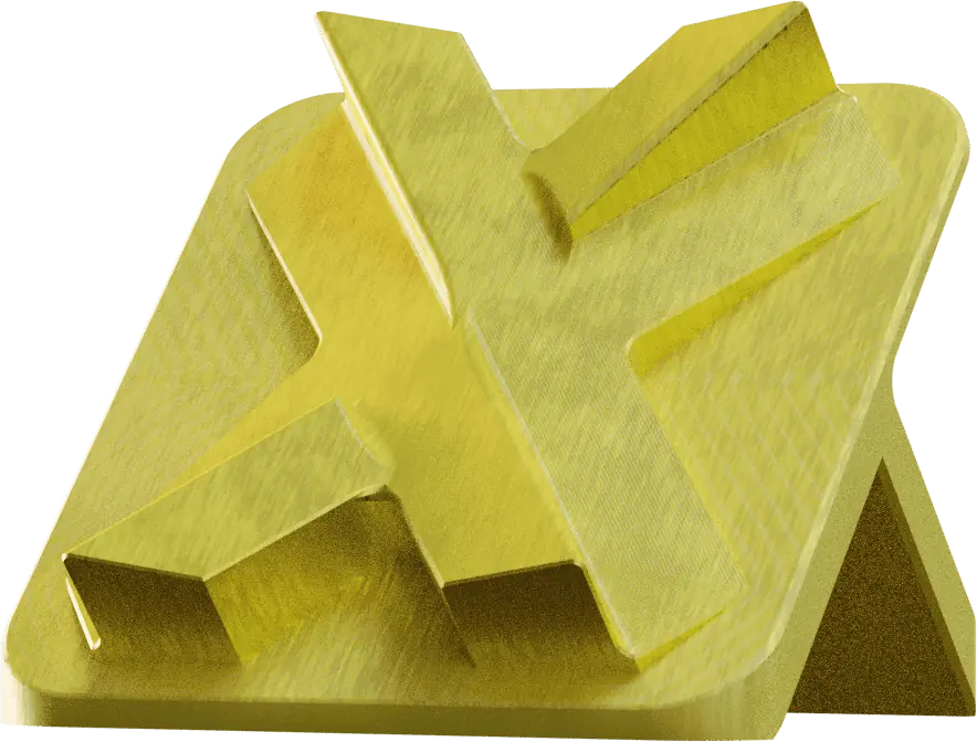 Anodising type II, yellow