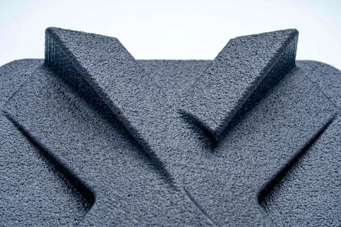 SLS PA 12, black dyed